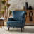 Aviles  29.2" W Vegan Leather Wingback Armchair-1762382810