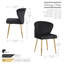 Yokley 50cm H Velvet Upholstered Side Chair-1837619357