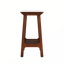 Table d'appoint étroite en ardoise avec tablette de rangement, petite table de bout, table de chevet mince