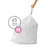 Simplehuman Code M Custom Fit Drawstring Trash Bags, White-106927287-106927286