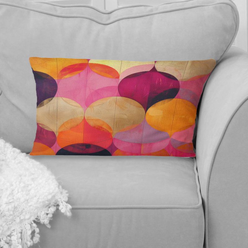Coussin lombaire rétro Mid-Century