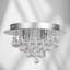4-Light 35cm Crystal Flush Mount Ceiling Light