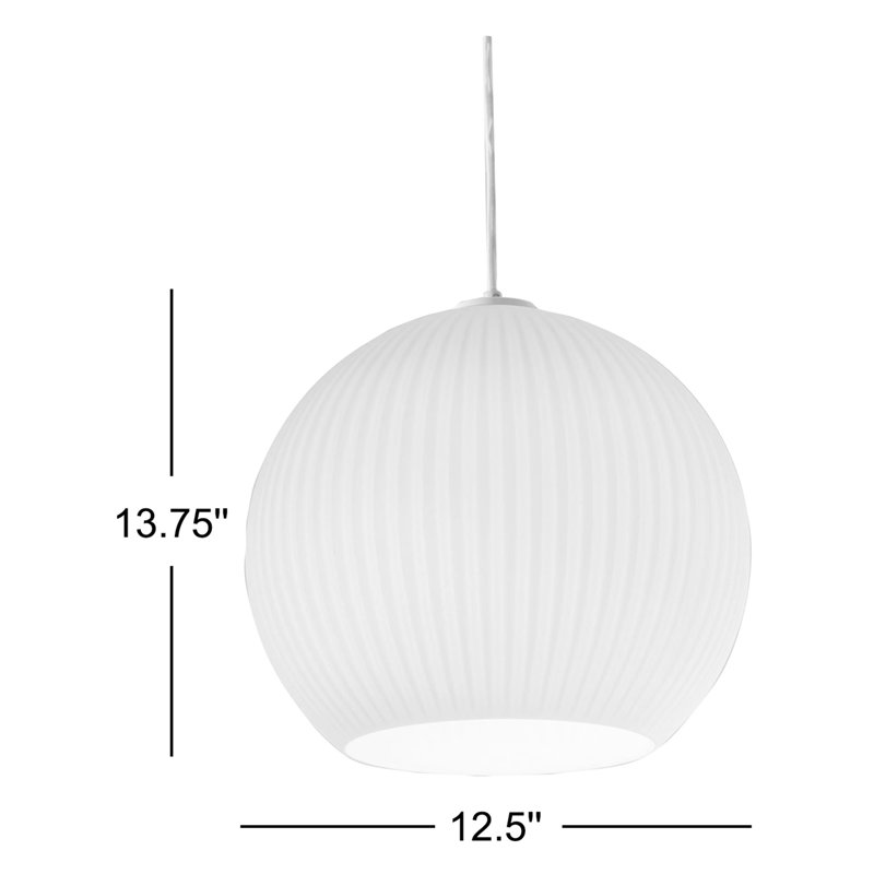 Luminaire suspendu sphérique 1 lumière Darus