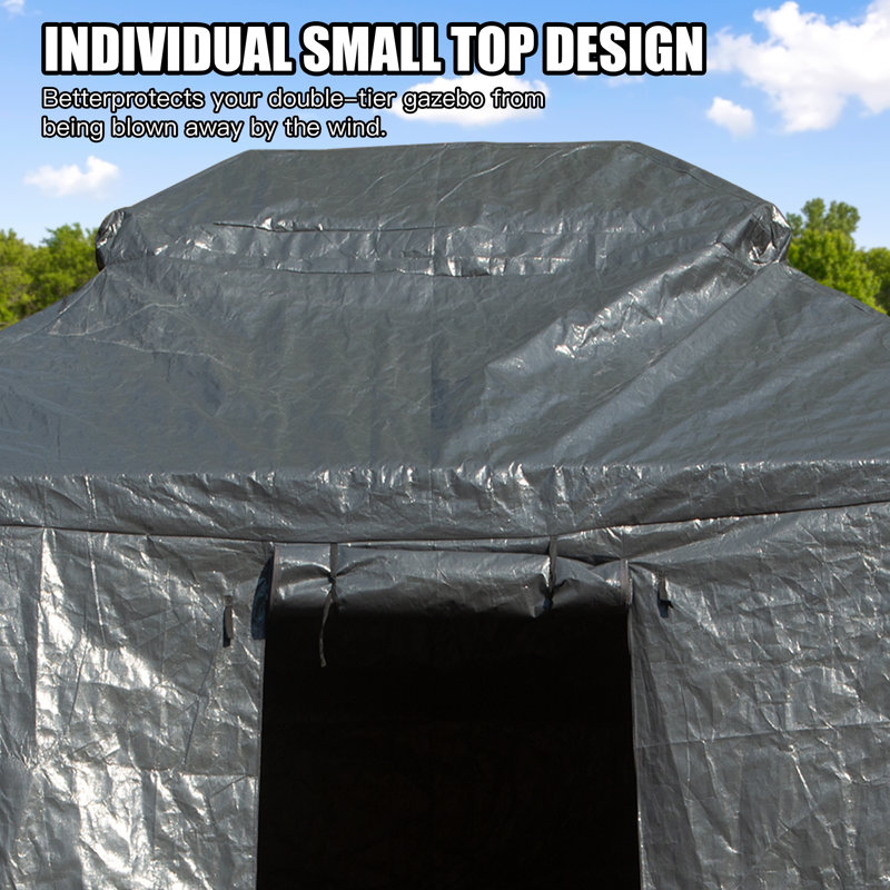 Universal Winter Cover for Gazebo, 121" H x 169" W x 145" D