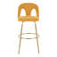 Ensemble de tabourets pivotants contemporains avec repose-pieds rond-129455918