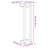 Vidaxl Towel Rack Natural Pine Solid Pine Wood Towel Rack Rectangular-117903193