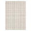 Tapis ivoire en laine à carreaux Bakstran-49467964