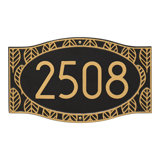 Frond Neohaus 1-Line Personalized Wall Address Plaque