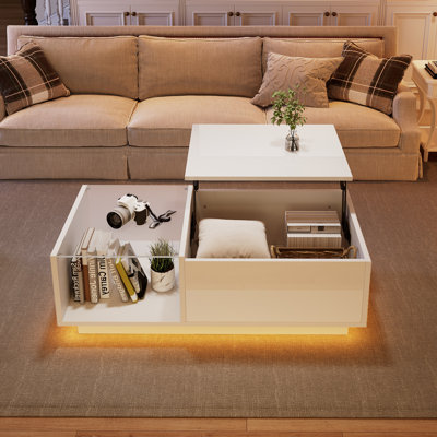 Lift Top Coffee Table with Storage