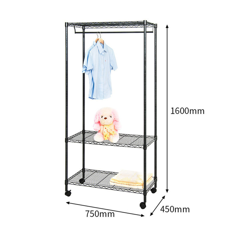 Portemanteaux pour garde-robe à 3 niveaux