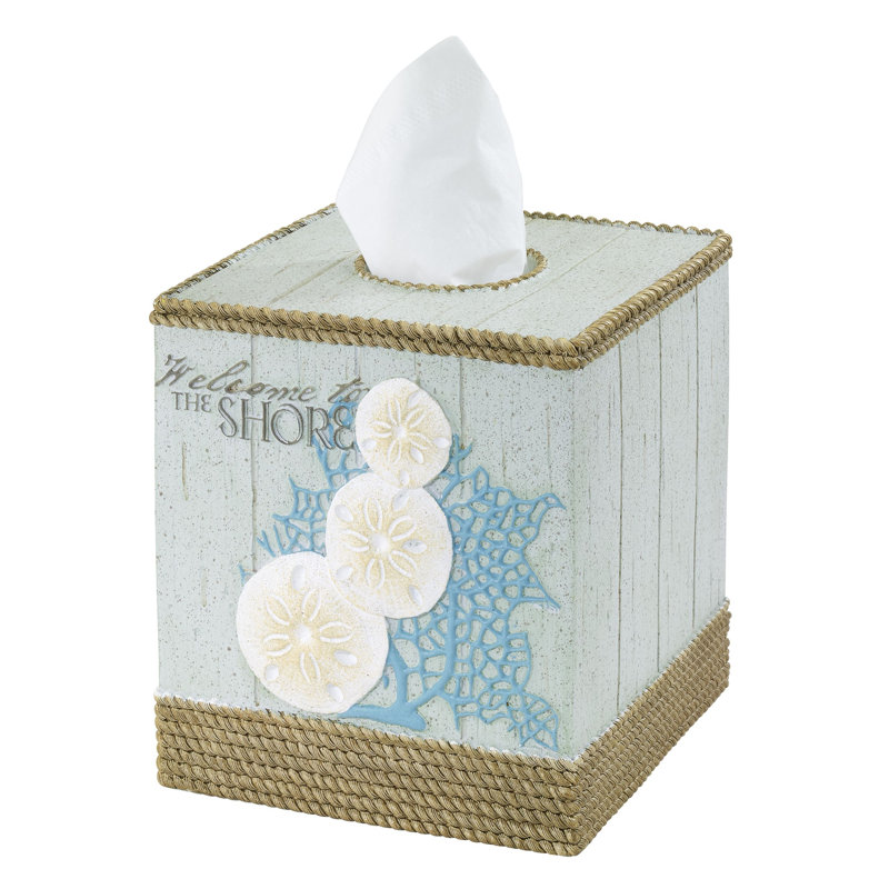 Beachcomber Bath Tissue Box Cover