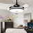 Kadesia 42'' Ceiling Fan with LED Lights and retractable fans
