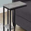 Table d'appoint, en forme de C, bout, côté, collation, stratifié, métal, contemporain, moderne-475388411-475388388