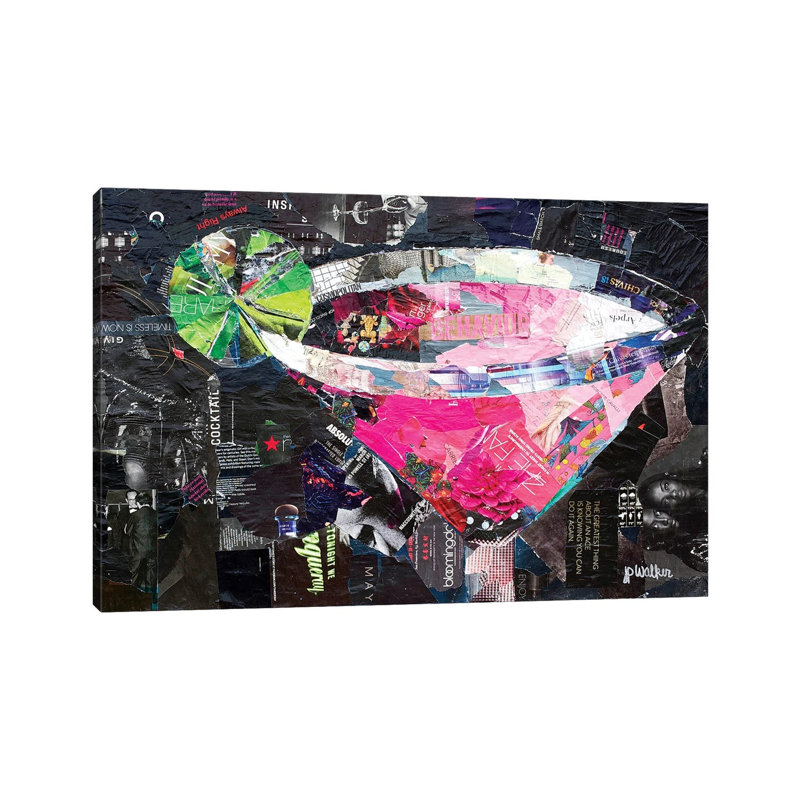 Cosmopolitan by Jamie Pavlich-Walker - Wrapped Canvas Painting, 20.32 cm H x 30.48 cm W