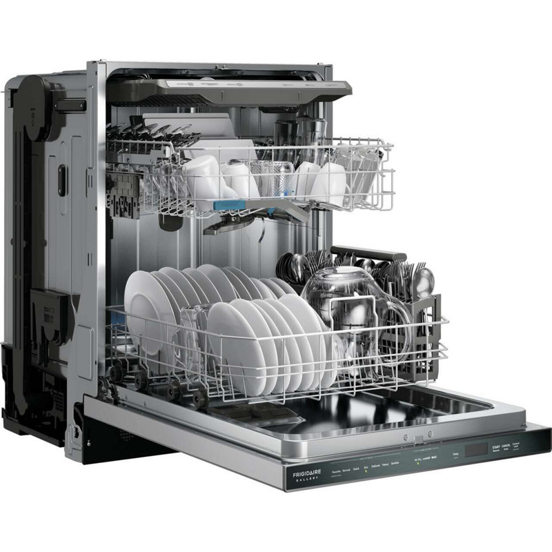 Frigidaire 24" 47 Decibel ENERGY STAR Certified Built-in Dishwasher with Adjustable Rack and Tall Tub