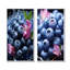 Ensemble de 2 impressions sur toile mauves et bleues «Blueberry Bliss II»-2077099207-2077099204
