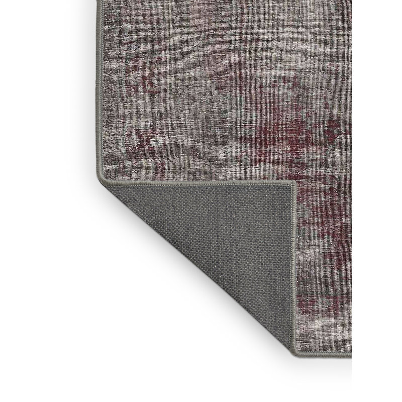 Tapis traditionnel rouge / noir Apogee, Rectangle 3 pi x 5 pi