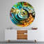 Sentiers du vitrail - Horloge murale moderne-57905717