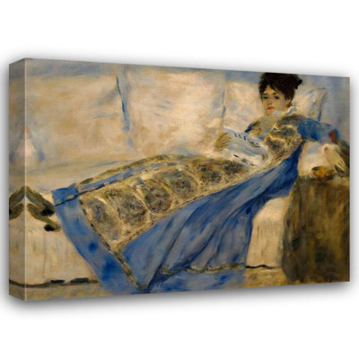 Art sur toile tendue avec galerie Pierre-Auguste Astoria Grand Renoir, titre: Madame Claude Monet 57382