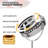 Circular Free Standing LED Make Up Mirror 10X Magnification, 360 Degree Swivel-94274871