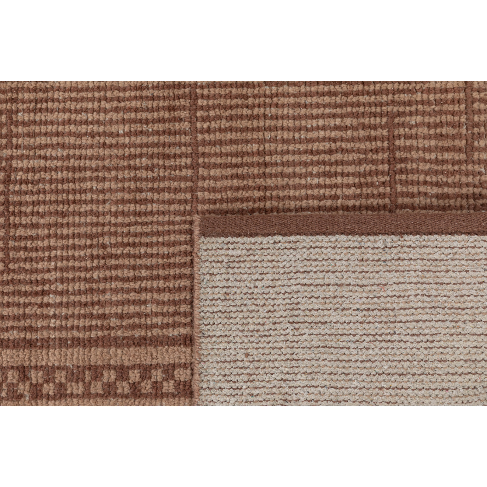 Vanna Hand-Knotted Striped Wool Rug, 2'x3', Red