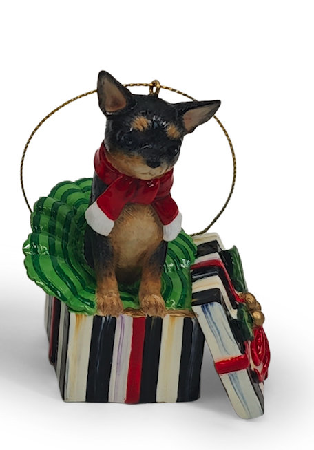 Holiday Chihuahua Dog Ornament