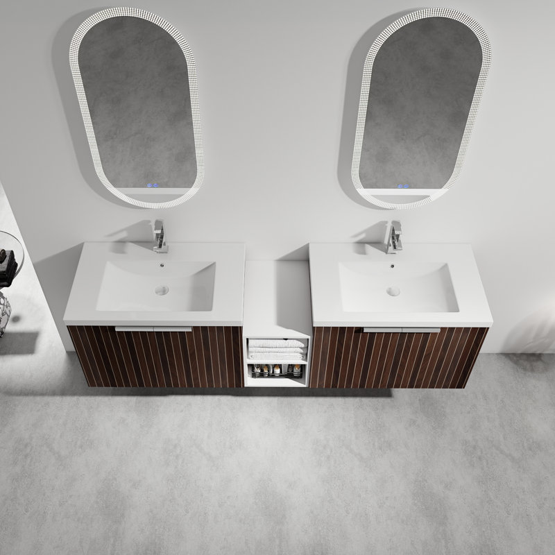 Ensemble de meuble-lavabo flottant 72 po