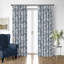 Bronte Cornflower Cotton Pinch Pleat Drapery Panel Set of 2-697777369