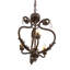 Lustre géométrique à 3 lumières de style bougie Abbagayle