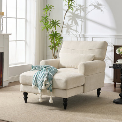 Comfortable and Durable Recliner Chair with Spacious Seating Perfect for Living