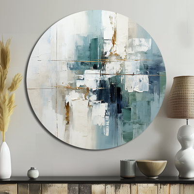 Clayten - Abstract Round Metal Art