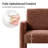 Natalie Modern Upholstered Fully Assemble Dining Chair with Solid Wood Legs-208153217