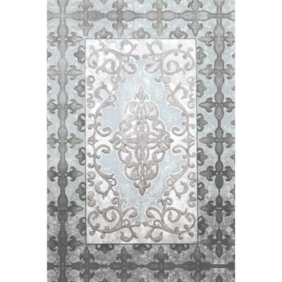 Symmetrical Vine Tapestry - Wrapped Canvas Print