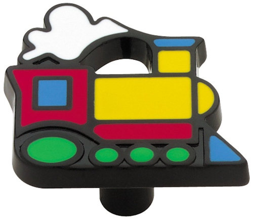 (Paquet de 5) Bouton de train coloré de 1 3/4 po