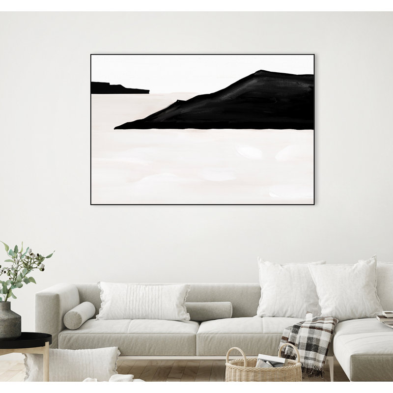 Black Mountains' Framed Canvas