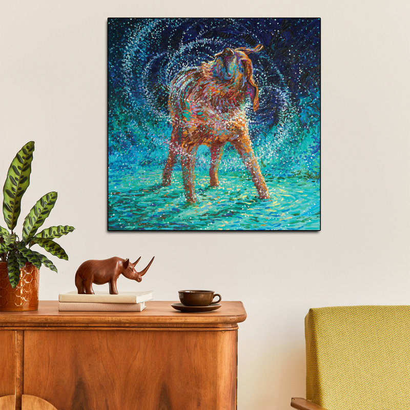 Reproduction d'art sur toile en métal «Ste Remix» par Iris Scott