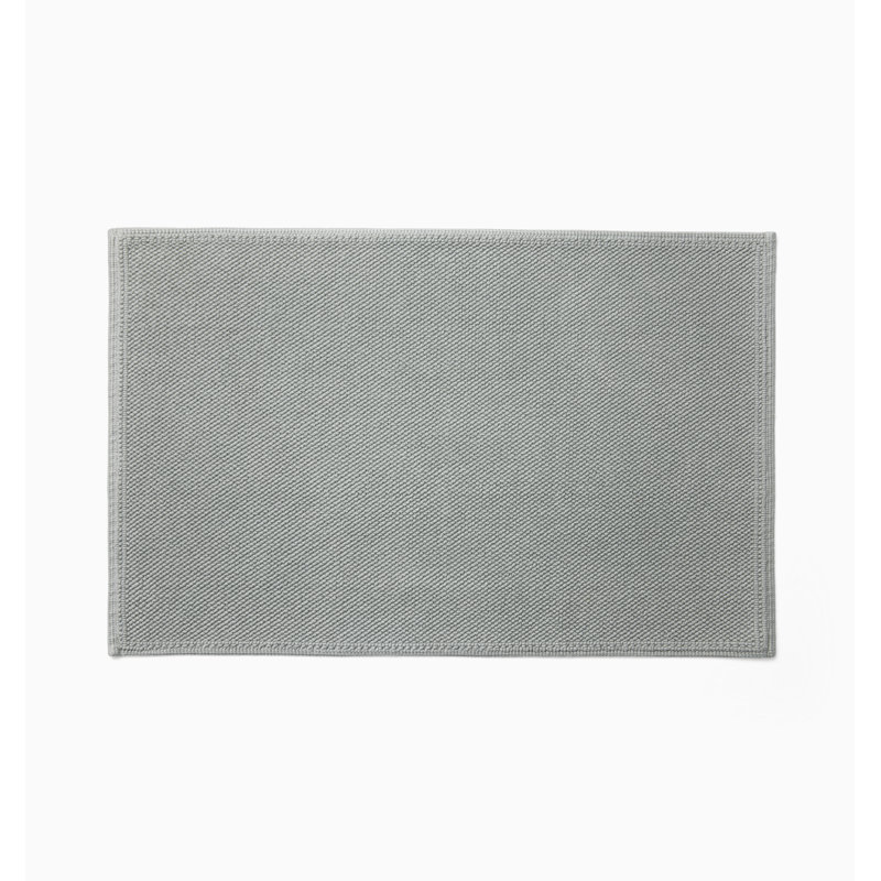 Osini 100% Cotton Rectangle Bath Rug, Single - 31" L x 20" W, Platinum