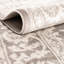 Tapis gris clair / blanc en polypropylène tissé à la machine Hillyer-978430757