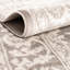 Tapis gris clair / blanc en polypropylène tissé à la machine Hillyer