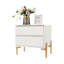 Table de chevet 2 tiroirs 19,68 po