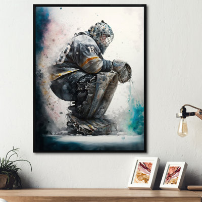 Hockey Gardien I - Impression sur toile