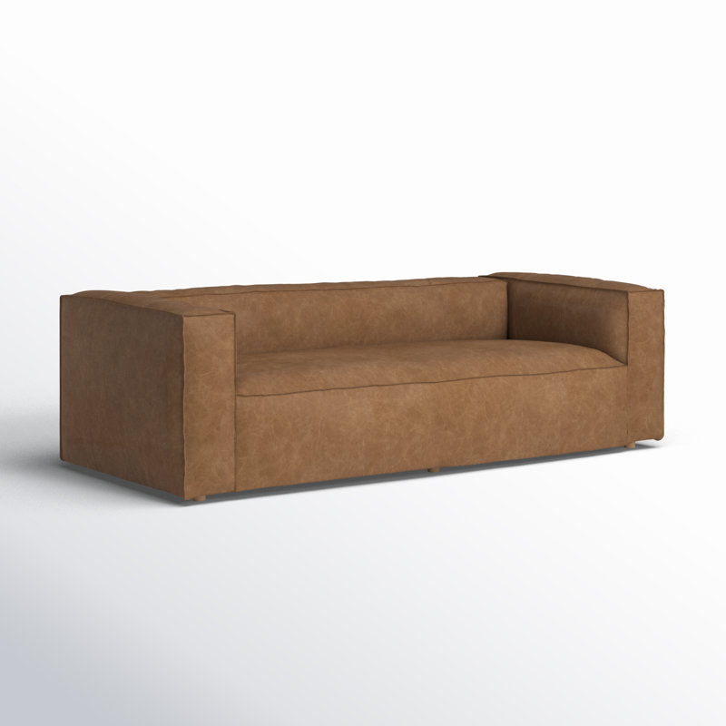 Nolita Sofa, Saiko Natural Top Grain Leather
