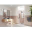 Halo 44 in. x 78 in. Frameless Glass Hinge Shower Door-772284077