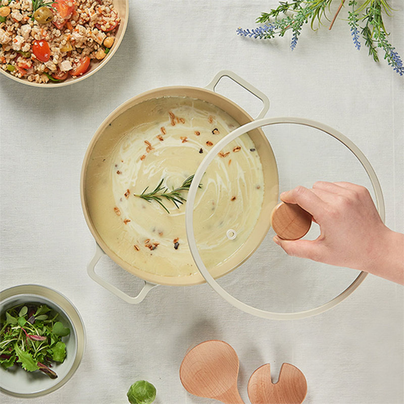 Fika Objet 9" Deep Casserole, Ivory