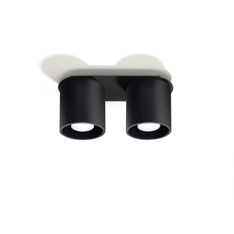 Leketha Flush Mount, Black
