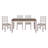 Gilbert Transitional Design Rectangular 1Pc Dining Table