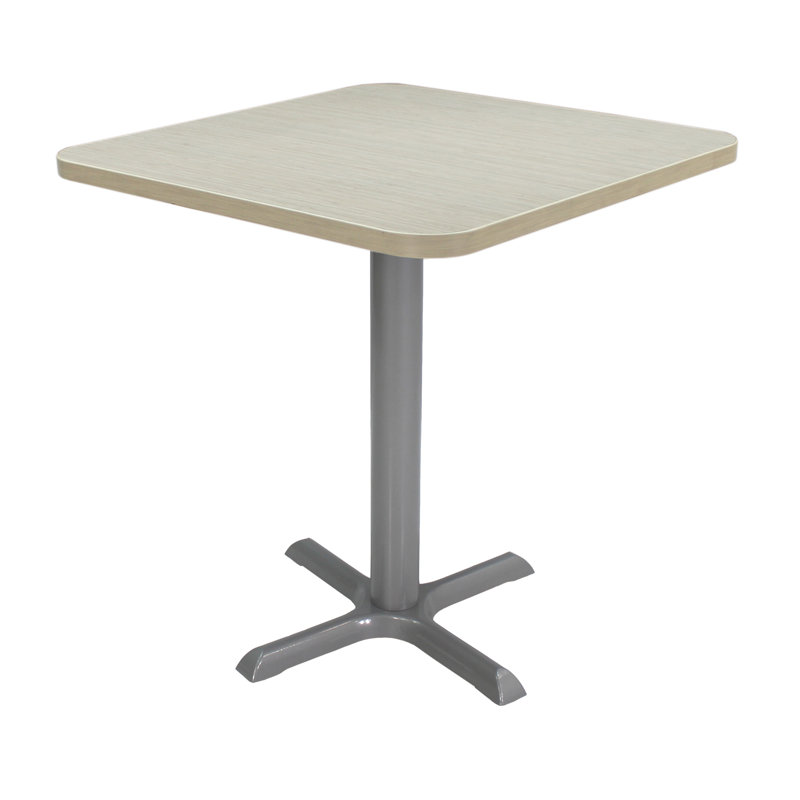 30'' L Square Breakroom Table, Sand, Gray