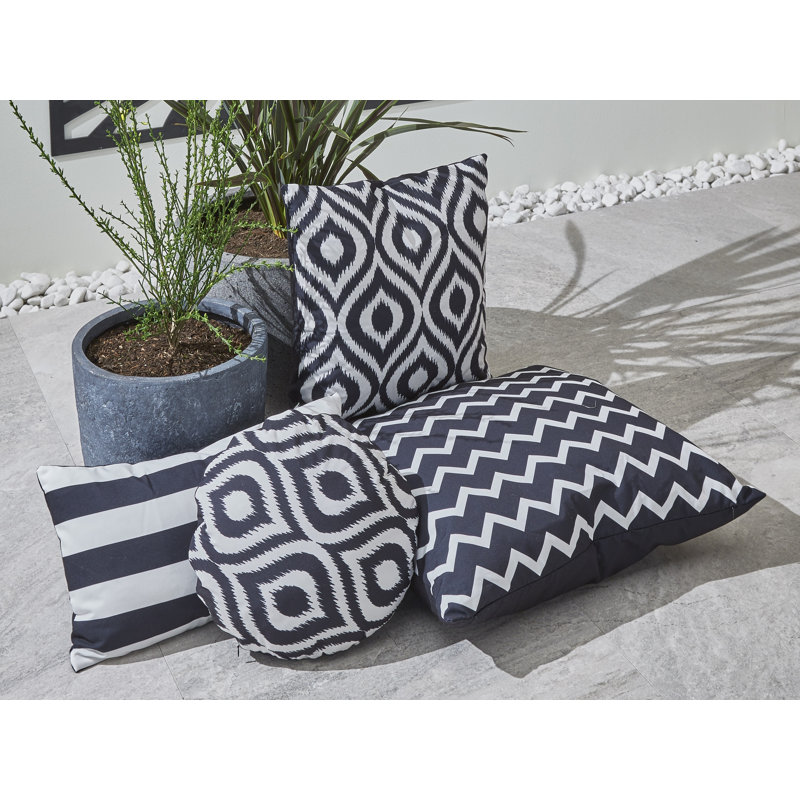 Indoor / Outdoor Square Cushion, Black