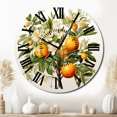 Horloge murale Orange Tree
