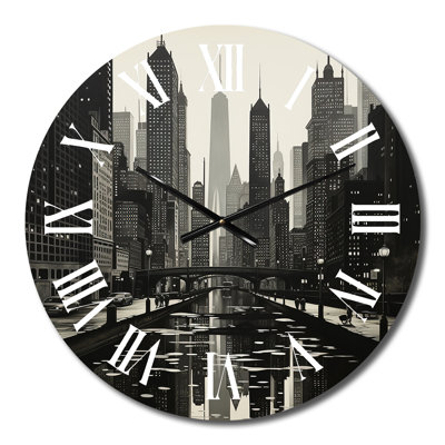 Dalbert - Horloge murale architecture